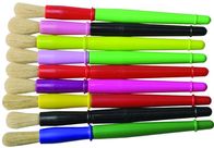 9 escovas de pintura plásticas do punho das cores, OEM colorido do grupo de escova da pintura da aquarela disponível