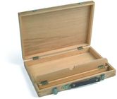 Poço - o artista construído leva caixas de armazenamento da tração do caso para a amostra dos ofícios disponível
