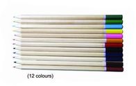 Lápis de madeira da coloração do artista, grupos coloridos excepcionalmente brilhantes do lápis
