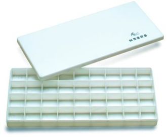 Forma diferente do tamanho diferente plástico branco dos acessórios da pintura da aquarela da paleta da pintura