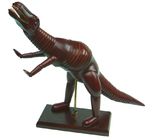 Do modelo de madeira animal do artista do dinossauro/manequim de Diplodoucus material chinês do zimbro