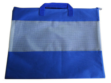 O tamanho Mesh Bag With Handle, B4 do poliéster, a cor sólida, a cor e o tamanho podem ser personalizados
